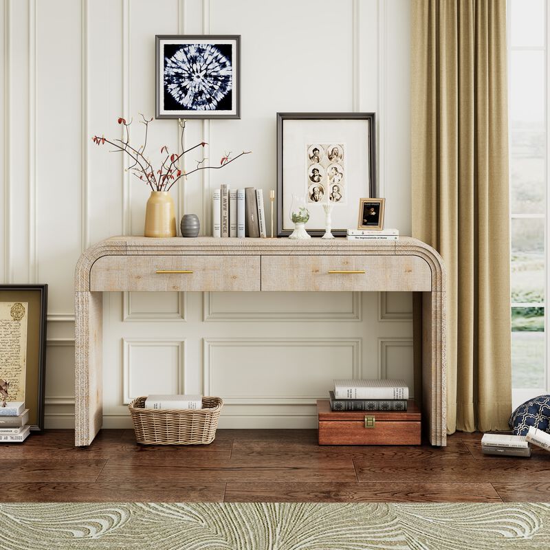 Merax Retro Open Style MDF Console Table