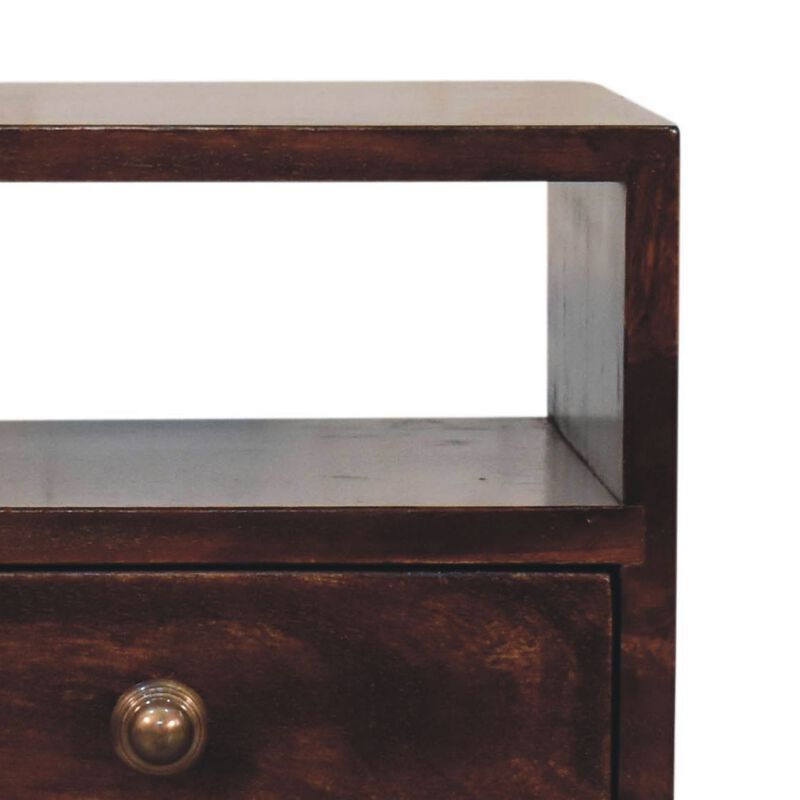 Artisan Furniture Solid Wood Mini California Walnut Bedside