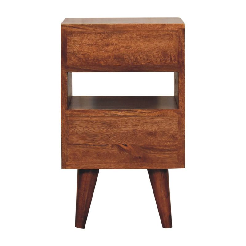Artisan Furniture Solid Wood Mini Classic Multi Honey Caramel Bedside
