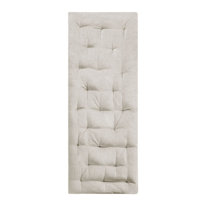 Gracie Mills Lucien Chenille Lightweight Long Lounger Floor Pillow Cushion