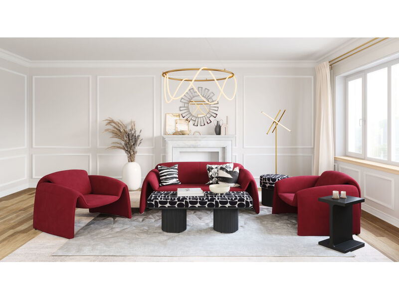 Horten Sofa Red