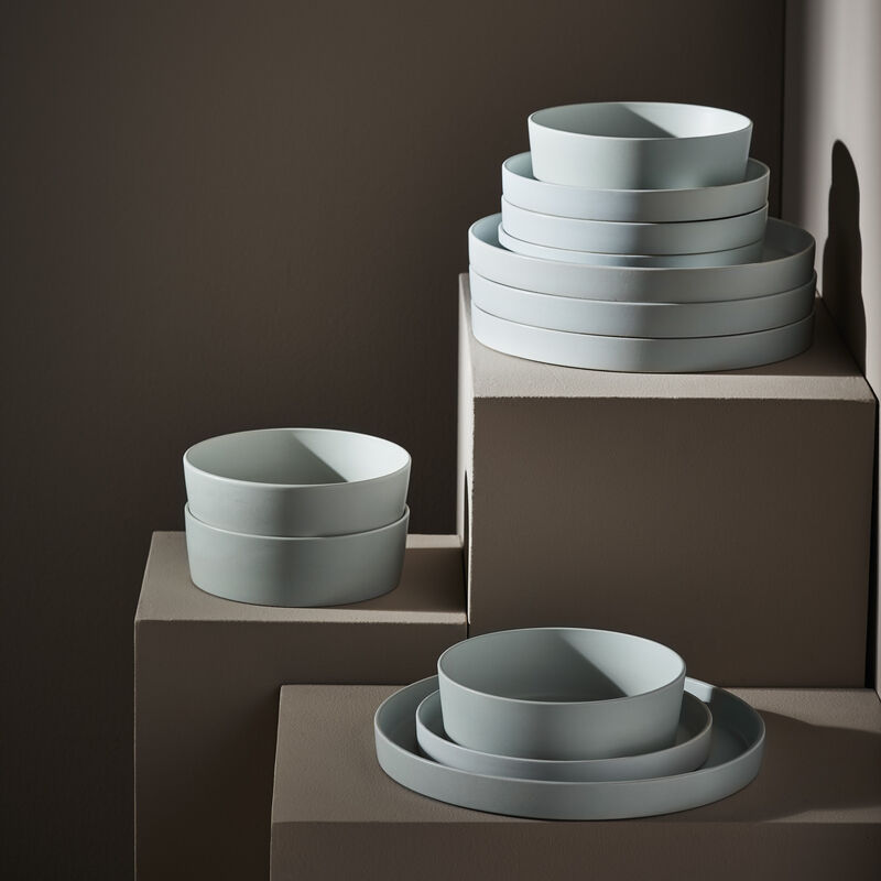 Stone by Mercer Project Modan Stoneware 12 Piece Dinnerware Set