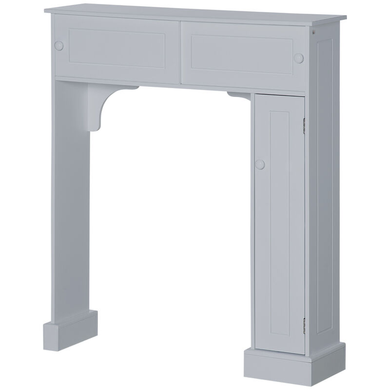 Bathroom Over-The-Toilet Storage Cabinet Shelf Freestanding Spacesaver