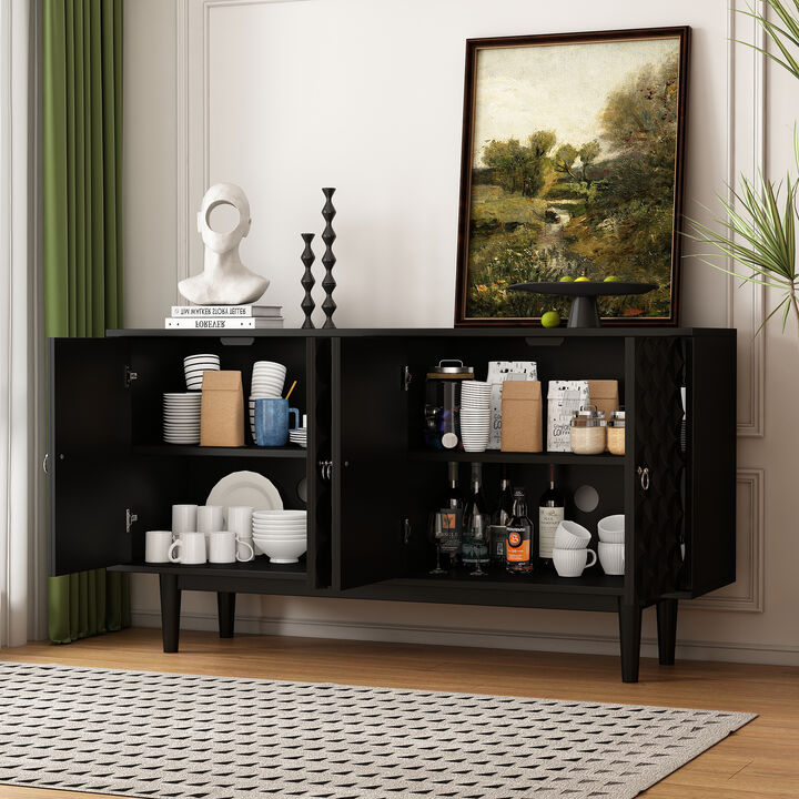 Merax Modern 4-door Sideboard Cabinet