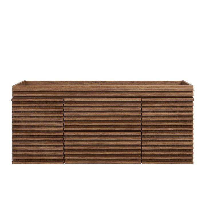 Render 48" Wall-Mount Bathroom Vanity Cabinet