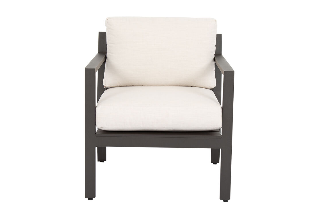 Mesa Club Chair in Cast Pumice