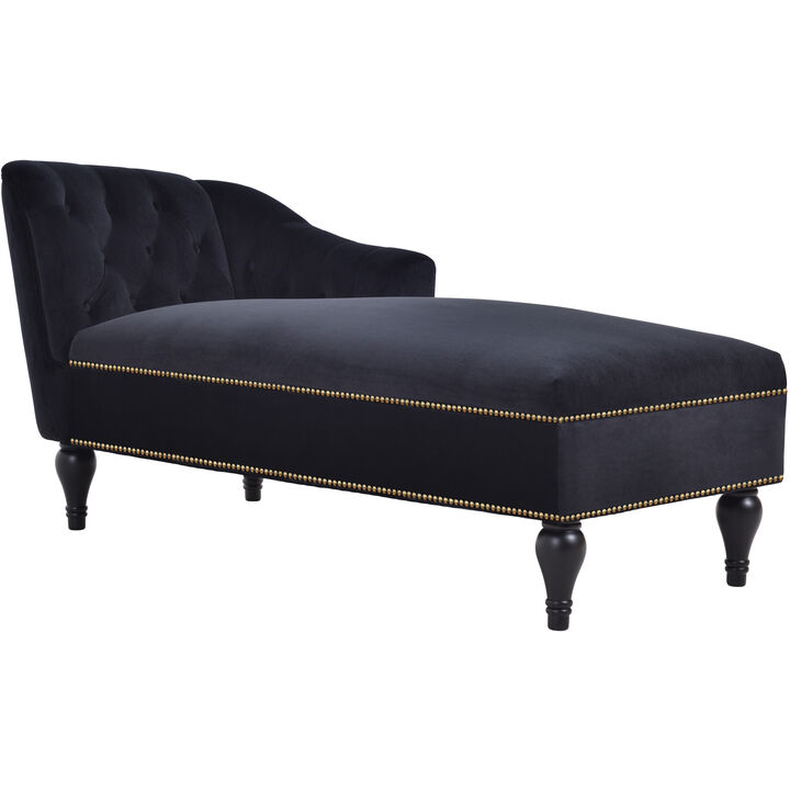Velvet Chaise Lounge Sleeper Sofa