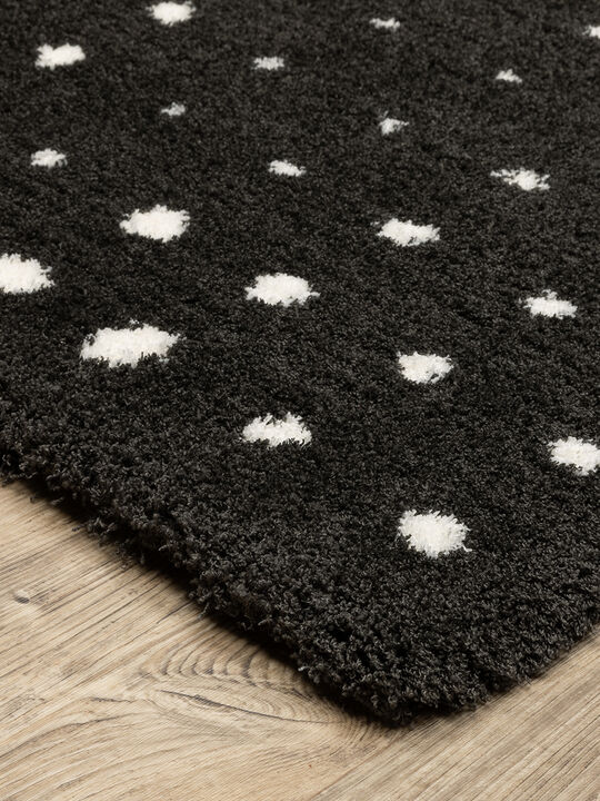 Galileo 2' x 3' Black Rug