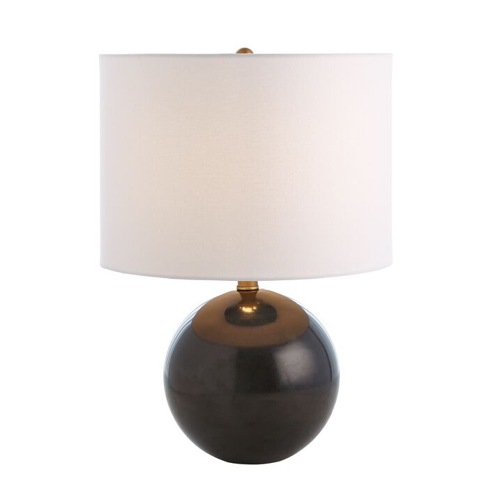 Marble Sphere Lamp-Black