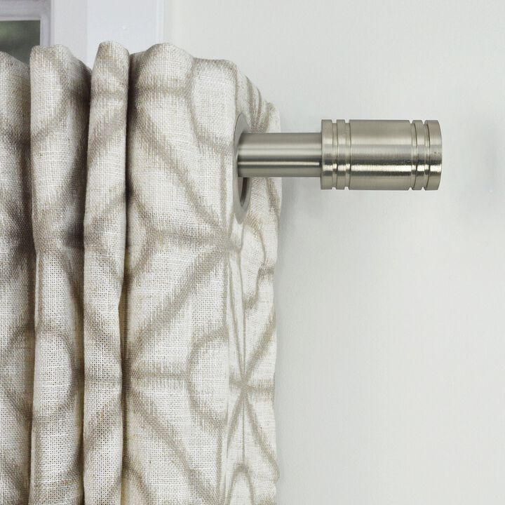 Lexington Ringlets Curtain Rod Set, Adjustable Length from 48" to 86"