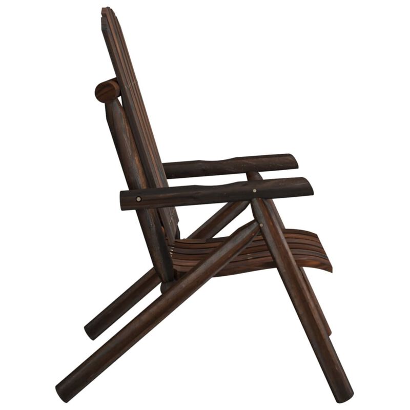 vidaXL Patio Chair 26.8"x33.9"x40.6" Solid Wood Spruce
