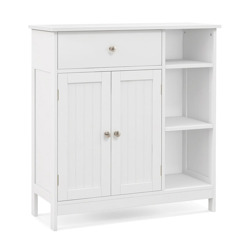 Freestanding Bathroom Cabinet Storage Organizer with 1 Large Drawer