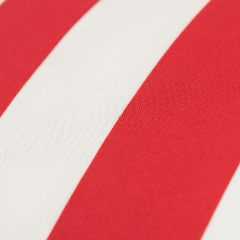 22"x22" Indoor/Outdoor Pillow, Red Stripes