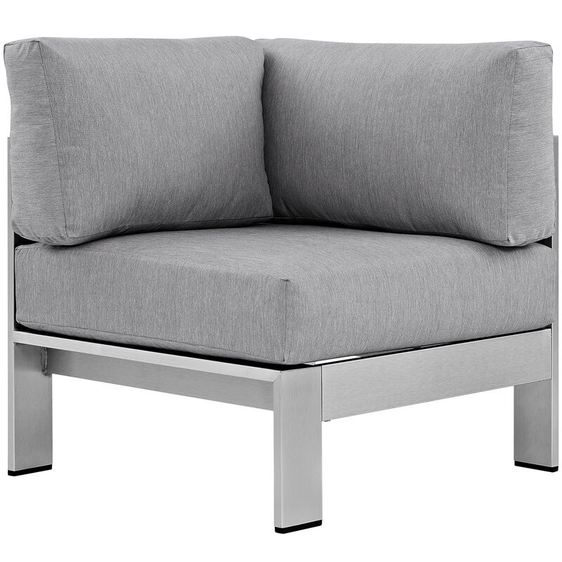 Modway - Shore Outdoor Patio Aluminum Corner Sofa