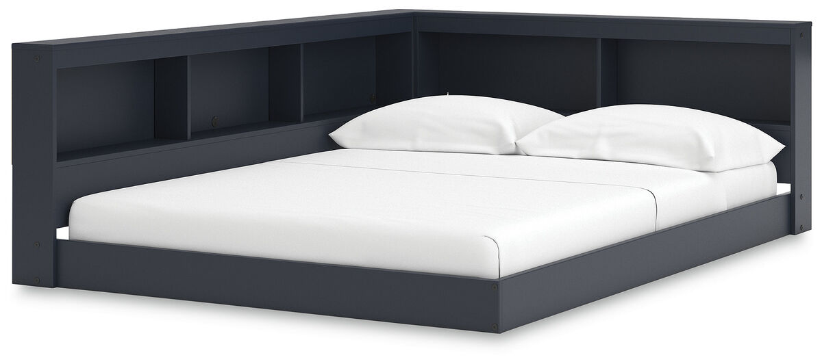 Full Bookcase Storage Bed