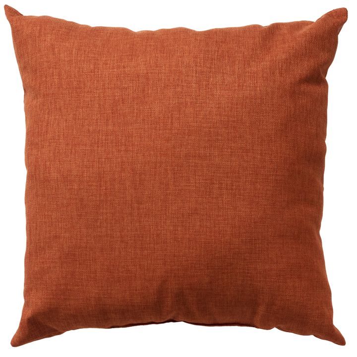 22"x22" Indoor/Outdoor Pillow, Burnt Orange