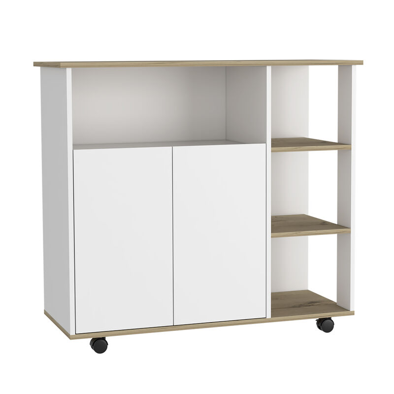 Kitchen Island Kamkacht, Kitchen, Light Oak / White