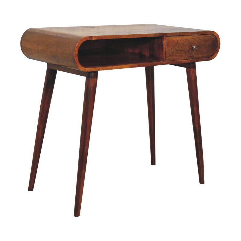 Artisan Furniture Chestnut London Open  1 Drawer Solid Wood Console