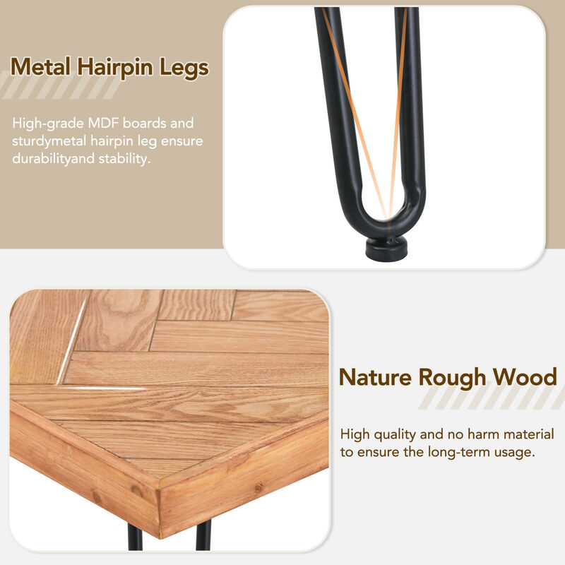 Modern Coffee Table, Easy Assembly Tea Table, Cocktail Table