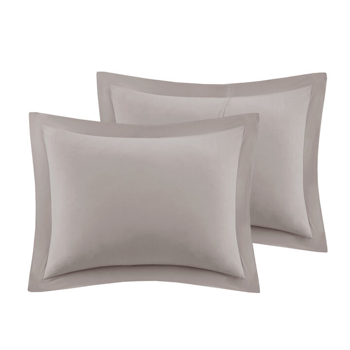 Gracie Mills Jacquelyn Ultra Soft Solid Microcell Down Alternative Comforter Set