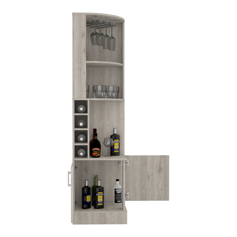 Bar Cabinet Papprika, Living Room, Light Gray