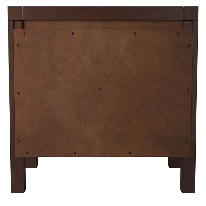 Subtle Finish SelectWood Nightstand, Brown-Benzara