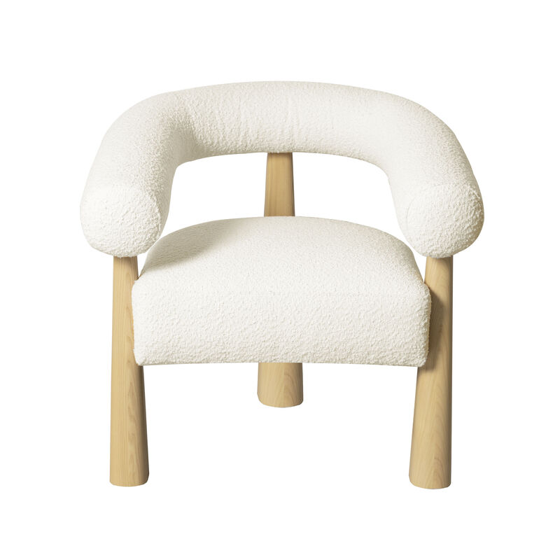 Spara Black Performance Boucle Accent Chair