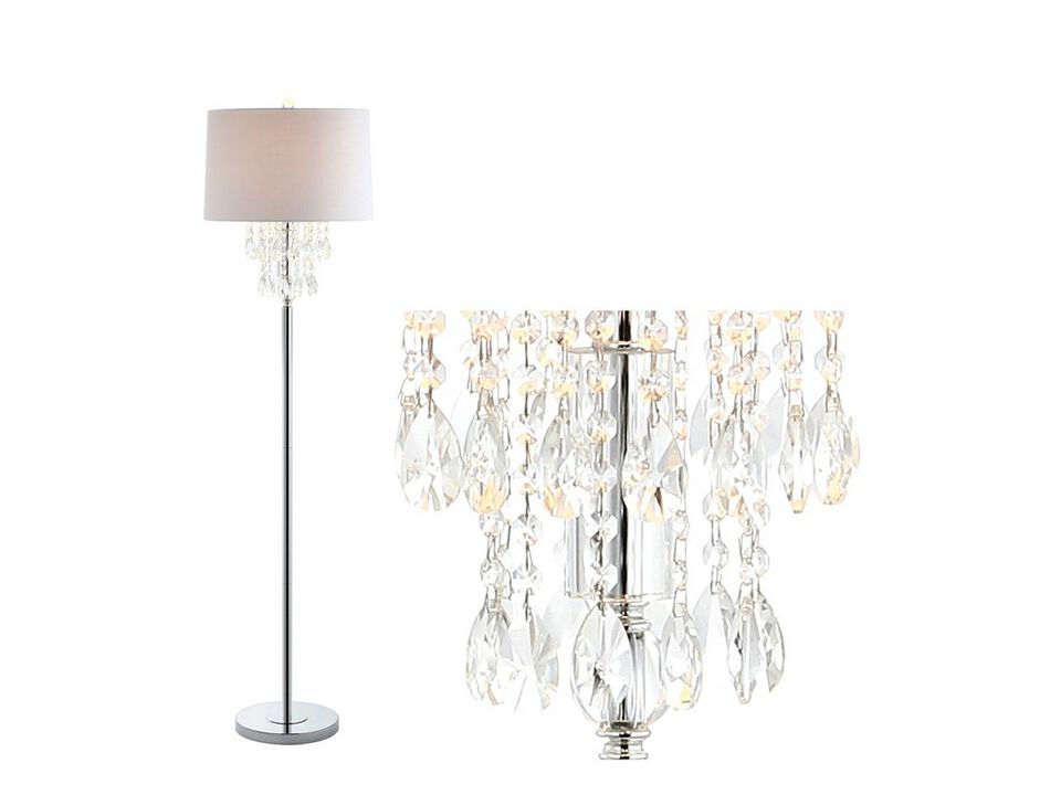 Abigail Crystal / Metal LED Floor Lamp