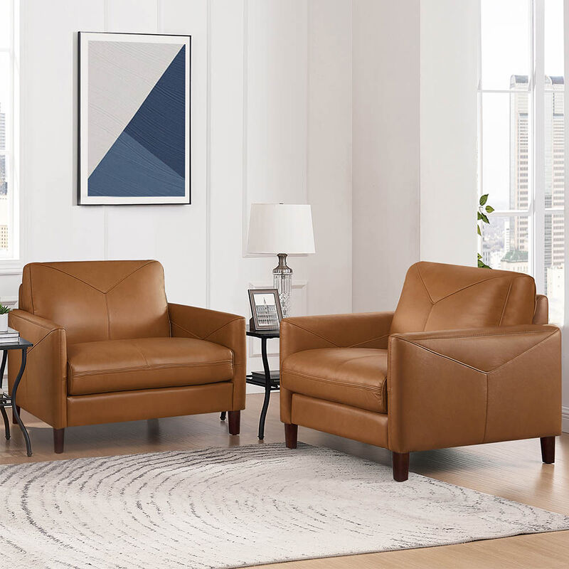 Yorkdale Top Grain Leather Chair