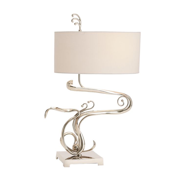Fete Silver Table Lamp