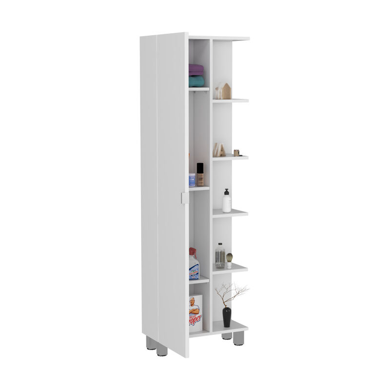 Corner Cabinet Womppi, Bathroom, White