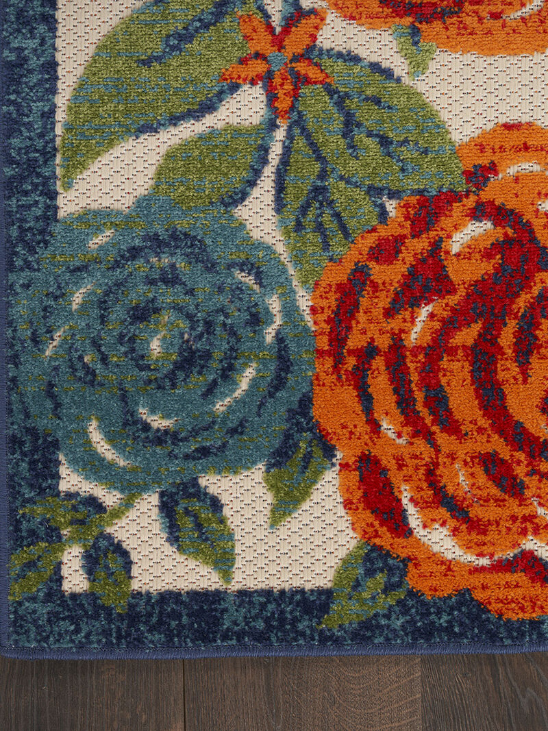 Aloha ALH32 Ivory/Multicolor 3'6" x 5'6" Rug