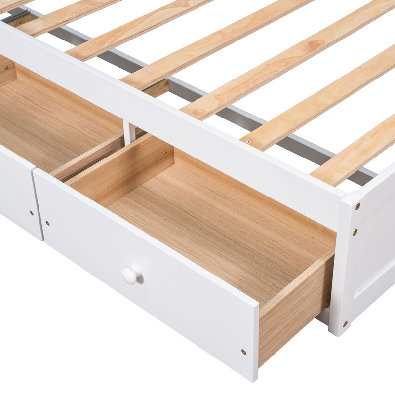 Merax Platform Bed with 3 Storage Drawers