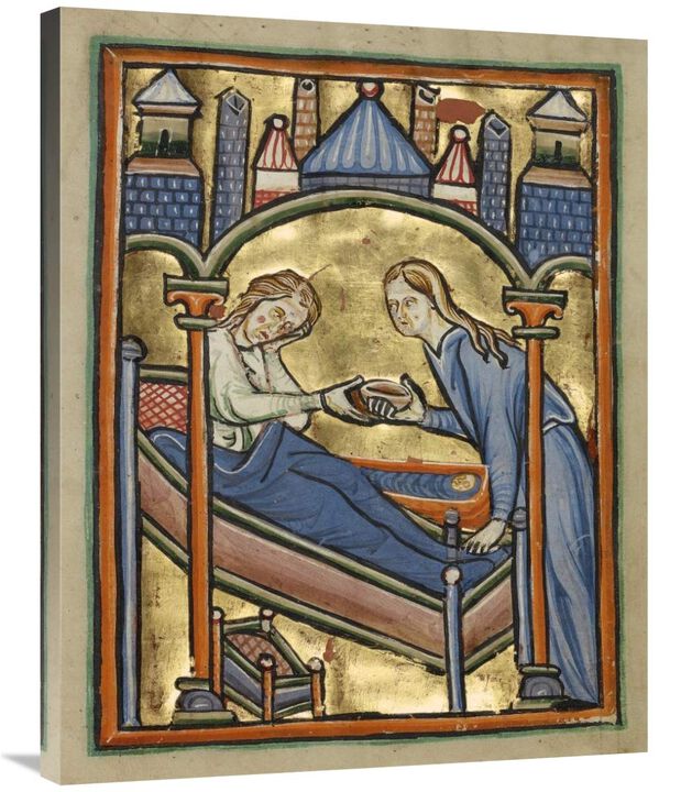 The Birth of the Virgin-Canvas Art-28x35