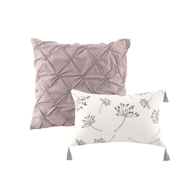 Gracie Mills Kyrie 8-Piece Cotton Printed Comforter Set