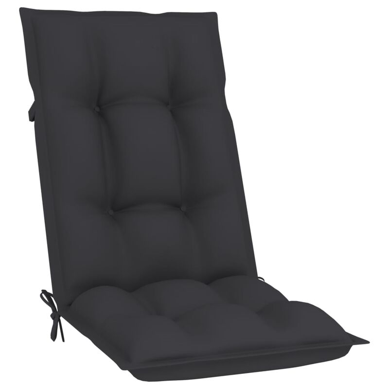 vidaXL Garden Chair Cushions 4 pcs Anthracite 47.2"x19.7"x2.8"