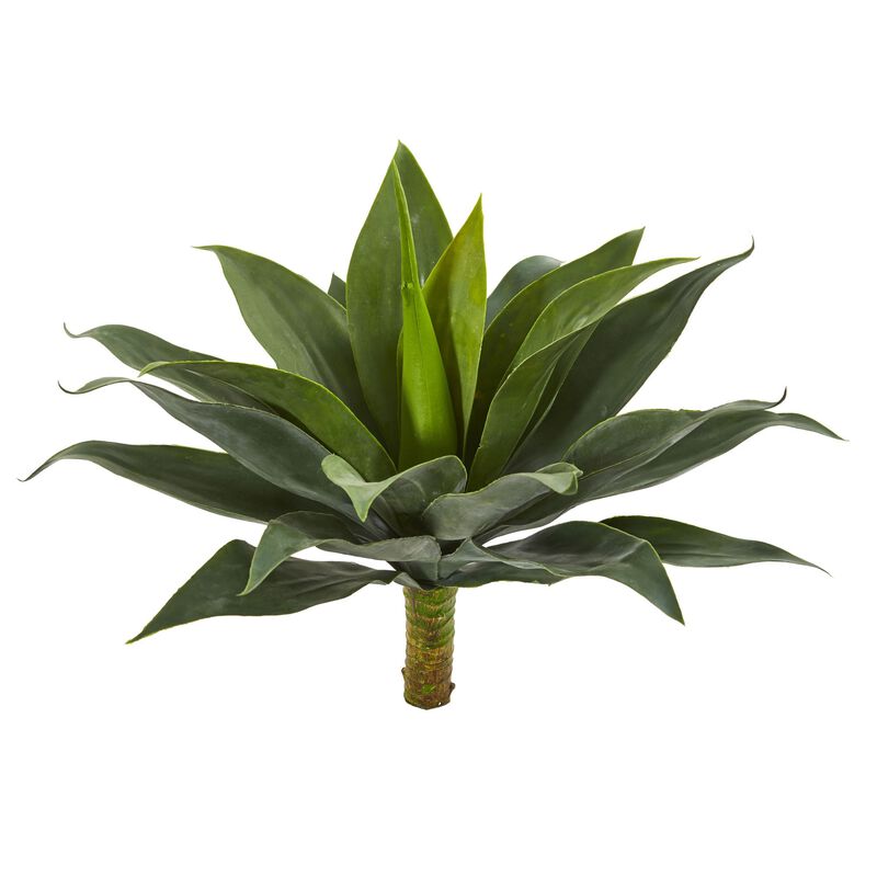 Hivvago 19" Large Agave Artificial Plant (Set of 2)