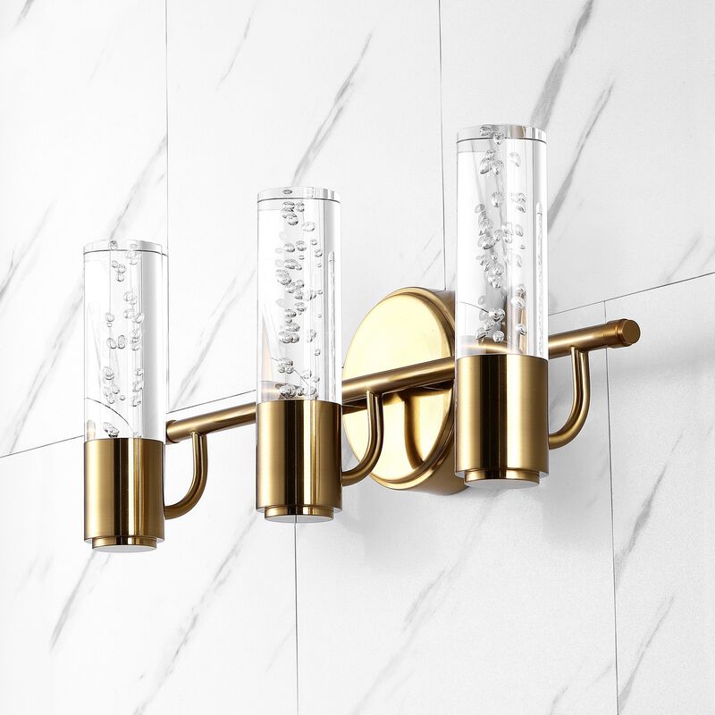 Bolha Minimalist Modern Bubble Acrylic/Iron Integrated LED Vanity Light