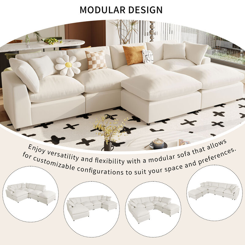 Merax Modern U-Shape Sectional Sofa