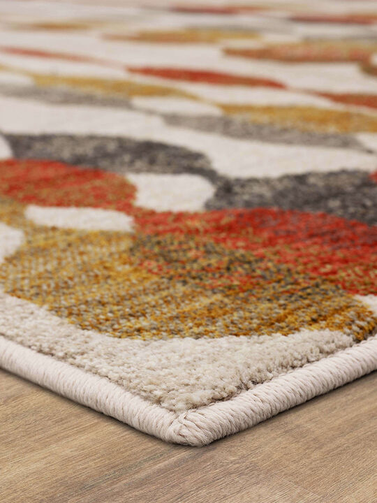 Expressions by Scott Living Acoustic Ginger 2' X 3' Rug