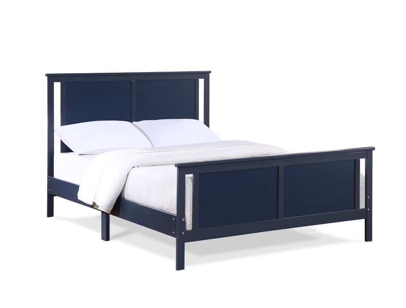 Connelly Full Bed Midnight Vintage Walnut