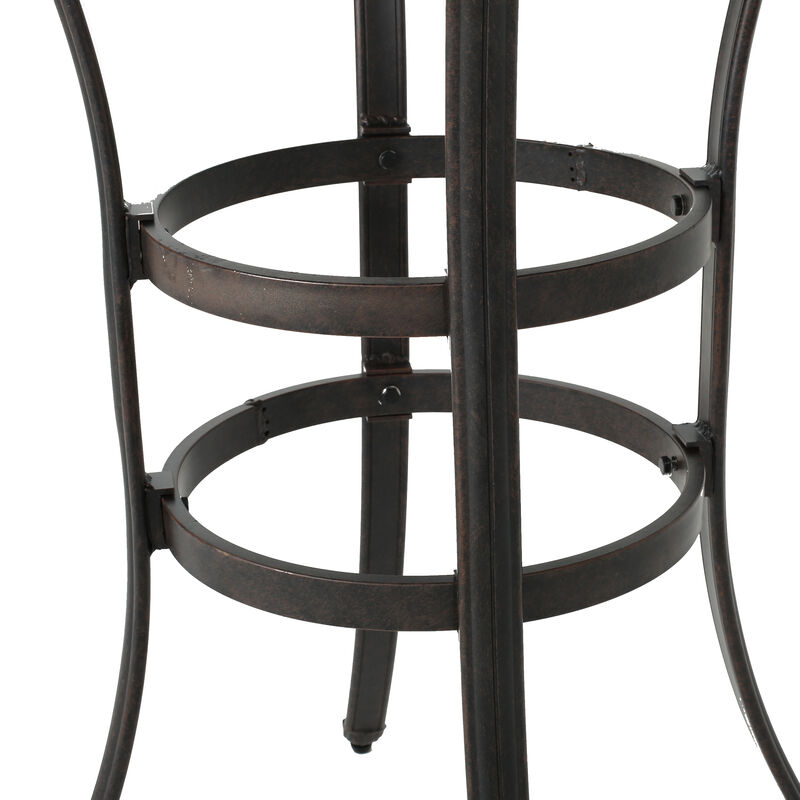 ALFRESCO 37” ROUND BAR TABLE