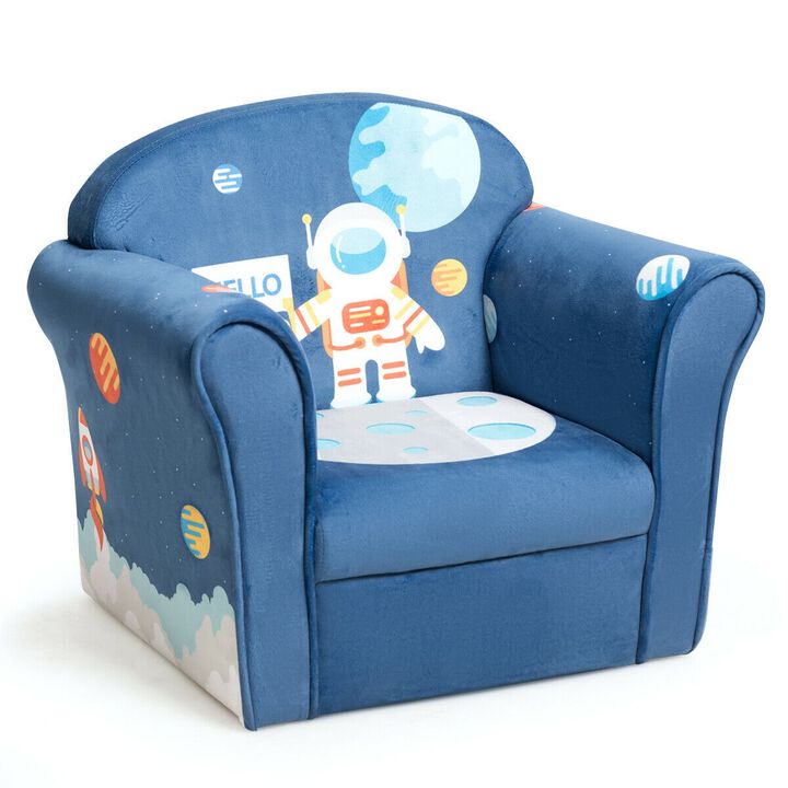 Kids Armrest Upholstered Couch