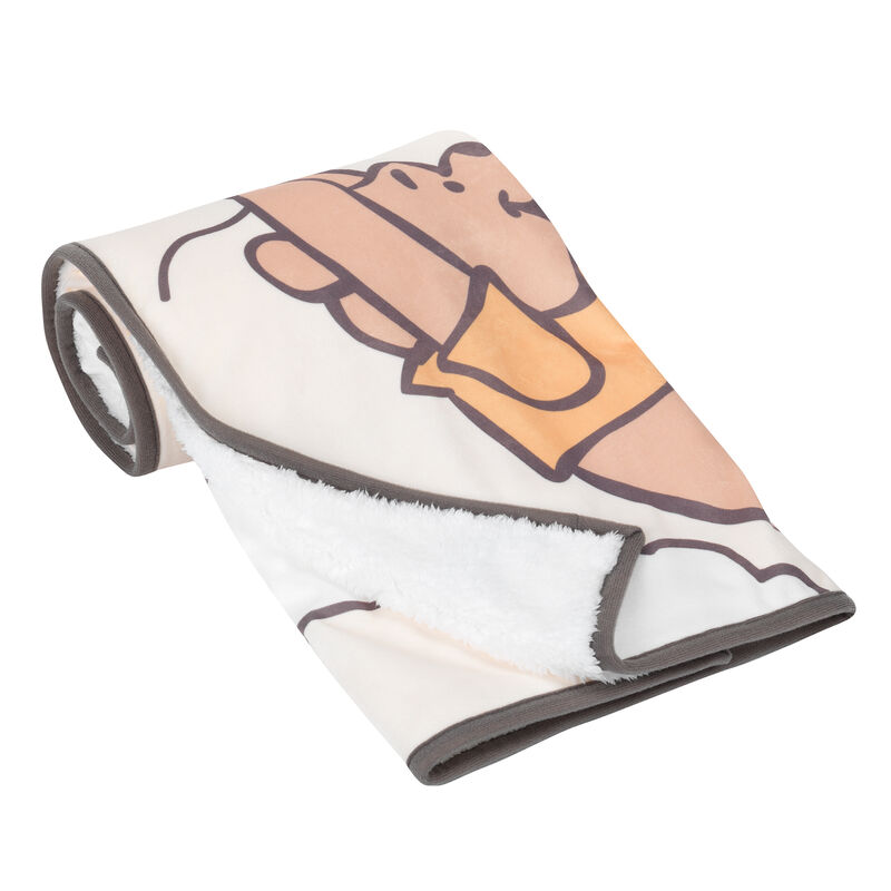 Lambs & Ivy WINNIE THE POOH Picture Perfect Baby Blanket - Beige, Animals