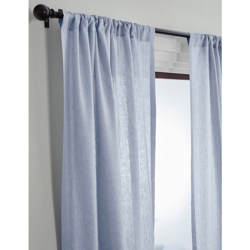 Solino Home 100% Pure Linen Curtain | Linen for Thanksgiving, Christmas