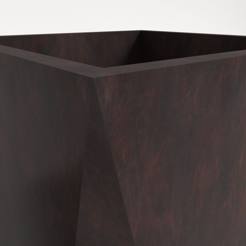 LeisureMod Aloe Series Fiberstone and MgO Clay 29" Planter