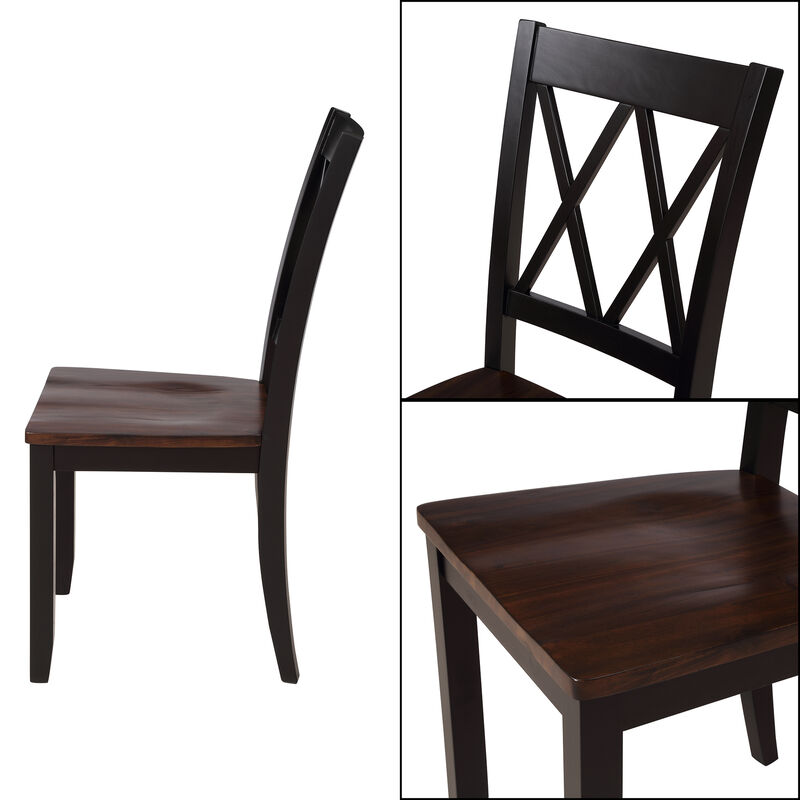Merax Home Kitchen Dining Table Set with Chairs