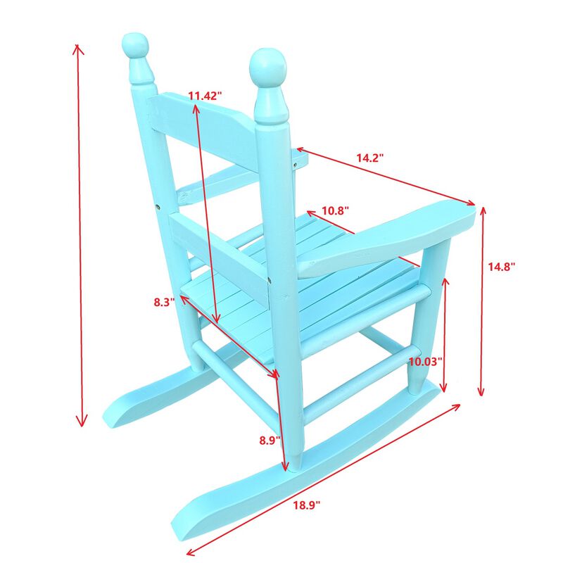 Children's Rocking Light Chair- Indoor Or Outdoor - Suitable For Kids-Durable