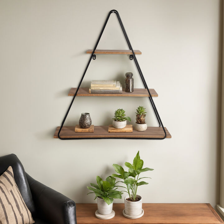 26" Triangle Wall Shelf