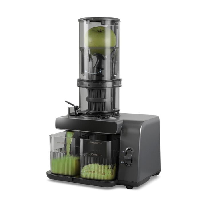 Cold Press Juicer with Feed Chute  High Juice Yield and Reverse Function